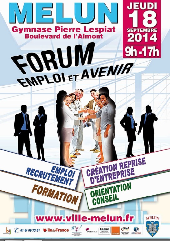 Rebondir Formation au Forum « Melun Emploi et Avenir »- jeudi 18 septembre 2014 (9h-17h)