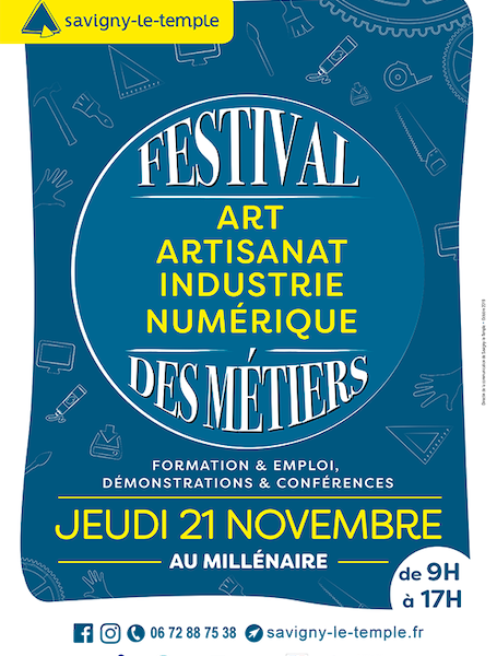 Le festival des métiers de l’art, de l’artisanat, de l’industrie et du numérique, le 21 novembre 2019.