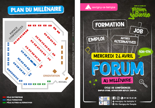 Le Forum Emploi, Formation et Autres alternatives, le 24 avril 2019.