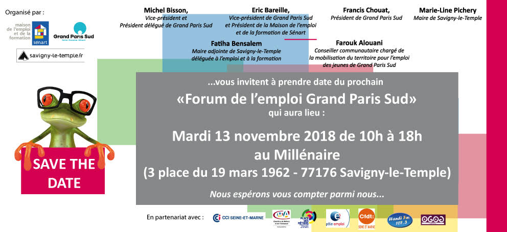 Le Forum de l’Emploi Grand Paris Sud, le 13 novembre 2018.