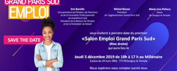 Le salon Grand Paris Sud Emploi Rive droite, le 5 décembre 2019.