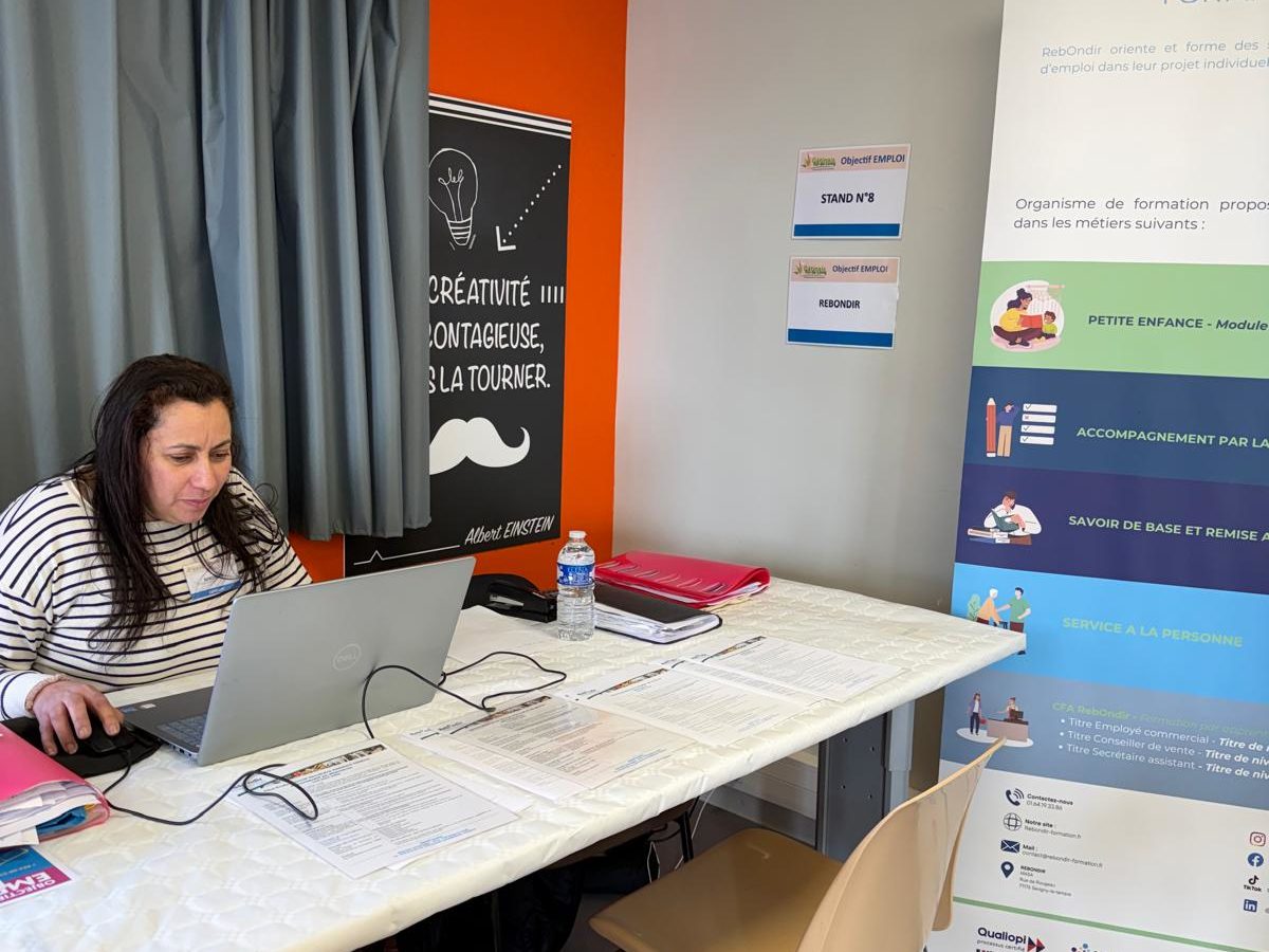 Rebondir formation à la journée « Objectif Emploi » à Château Landon