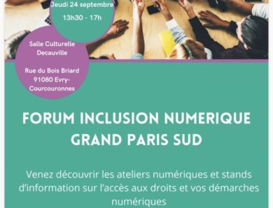 Les enjeux du numérique autour de la fresque du numérique et du forum inclusion numérique Grand Paris Sud