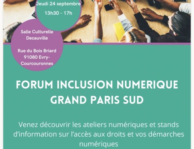 Les enjeux du numérique autour de la fresque du numérique et du forum inclusion numérique Grand Paris Sud