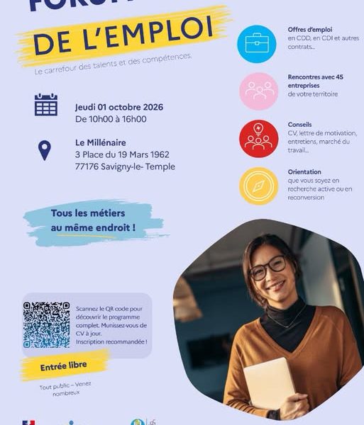 Forum de l&rsquo;Emploi à Savigny-le-Temple