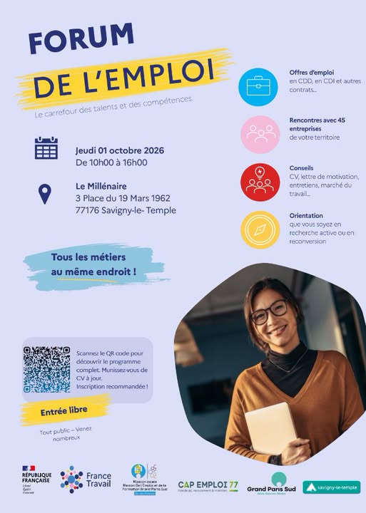 Forum de l&rsquo;Emploi à Savigny-le-Temple